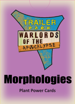 Morphologies - Plant Power Cards - Physical Deck